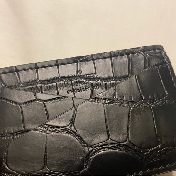 Louis Vuitton alligator card holder - brand new with packaging - Picture 3 of 4